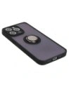 Wholesale Bizon Case Hybrid Ring Apple iPhone 15 Pro Max smoky with a black frame - BIZ3777 - {ean13} - Hurt