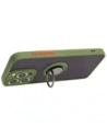 Hurtownia GSM - Bizon Case Hybrid Ring Apple iPhone 15 Pro Max fumuriu cu un cadru verde - BIZ3780 - {ean13} - Hurt