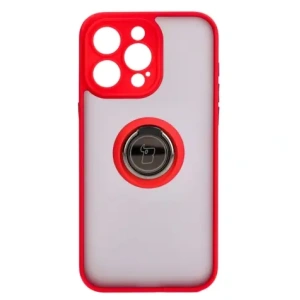 Hurtownia GSM - Bizon Case Hybrid Ring Apple iPhone 15 Pro Max rauchig mit rotem Rahmen - BIZ3781 - {ean13} - Hurt