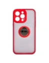 Hurtownia GSM - Bizon Case Hybrid Ring Apple iPhone 15 Pro Max rauchig mit rotem Rahmen - BIZ3781 - {ean13} - Hurt