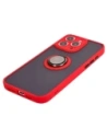 Hurtownia GSM - Bizon Case Hybrid Ring Apple iPhone 15 Pro Max rauchig mit rotem Rahmen - BIZ3781 - {ean13} - Hurt