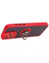Hurtownia GSM - Etui z uchwytem na palec Bizon Case Hybrid Ring do Apple iPhone 15 Pro Max kouřové s červeným rámečkem - BIZ3781 - {ean13} - Hurt