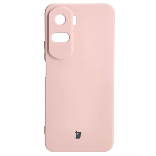 Etui Bizon Case Silicone do Honor 90 Lite jasnoróżowe