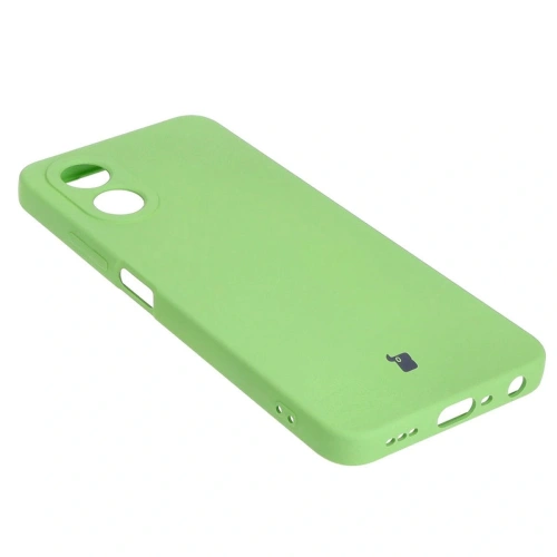 Etui Bizon Case Silicone do Oppo A38 4G jasnozielone