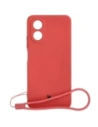 Etui Bizon Case silikonové pro Oppo A38 4G špinavě růžové