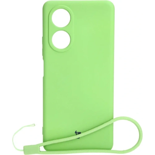 Etui Bizon Case Silicone do Oppo A58 4G jasnozielone
