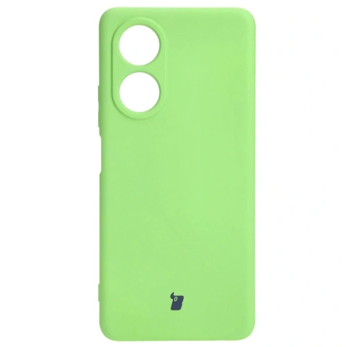 Etui Bizon Case Silicone do Oppo A58 4G jasnozielone