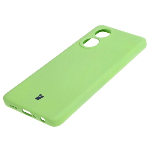 Etui Bizon Case Silicone do Oppo A58 4G jasnozielone