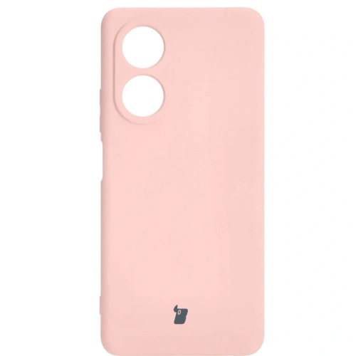 Etui Bizon Case Silicone do Oppo A58 4G jasnoróżowe