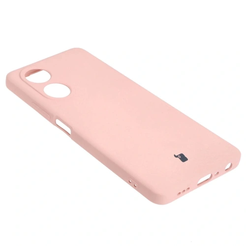 Etui Bizon Case Silicone do Oppo A58 4G jasnoróżowe