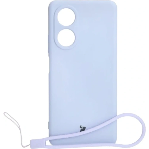 Etui Bizon Case Silicone do Oppo A58 4G jasnofioletowe