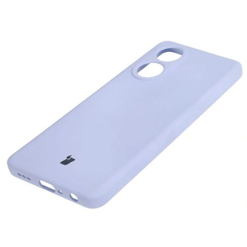 Etui Bizon Case Silicone do Oppo A58 4G jasnofioletowe