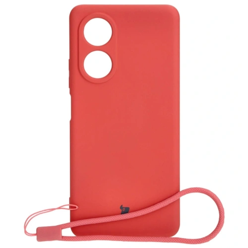 Etui Bizon Case Silicone do Oppo A58 4G brudny róż