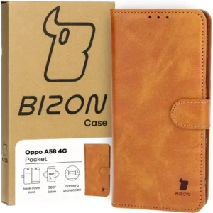 Hurtownia GSM - Etui s klopou Bizon Case Pocket pro Oppo A58 4G hnědé - BIZ3794 - {ean13} - Hurt
