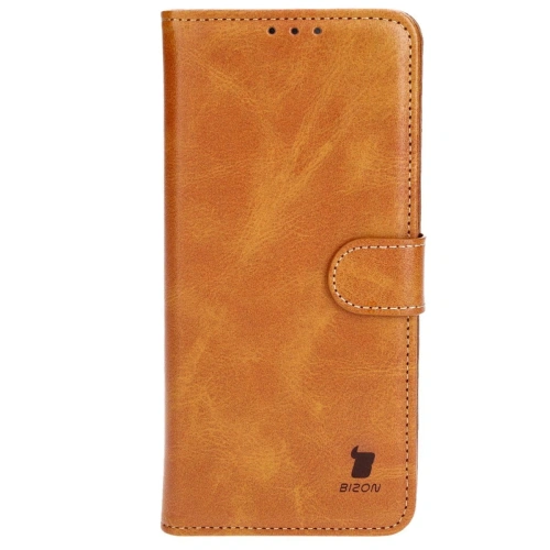 Etui z klapką Bizon Case Pocket do Oppo A58 4G brązowe