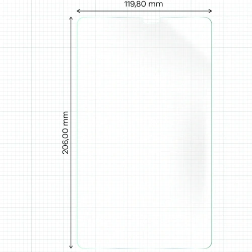 Folia imitująca papier Bizon Film Tab Papirus do Samsung Galaxy Tab A9 [2 PACK]