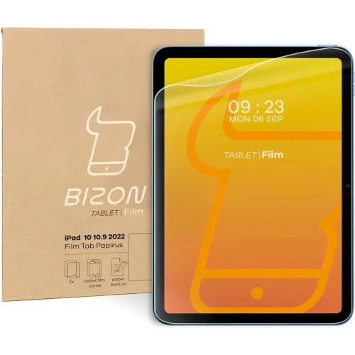 Folia imitująca papier Bizon Film Tab Papirus do iPad 10 10.9 2022 [2 PACK]