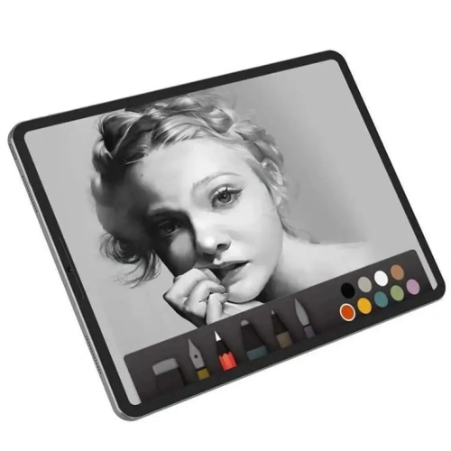 Folia imitująca papier Bizon Film Tab Papirus do Lenovo Tab P12 12.7 TB 370 [2 PACK]