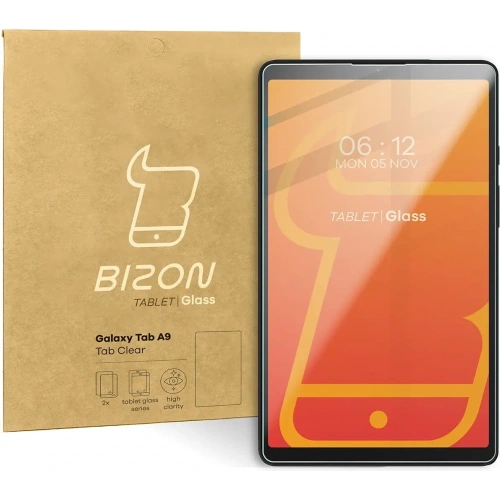 Szkło hartowane Bizon Glass Tab Clear do Samsung Galaxy Tab A9 [2 PACK]