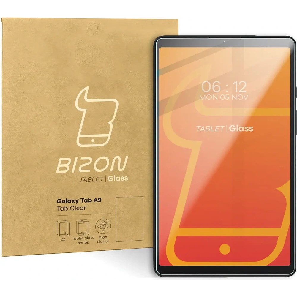 Hurtownia GSM - Bizon üveg táblázat tiszta Samsung Galaxy Tab A9 [2 CSOMAG] - BIZ3814 - {ean13} - Hurt