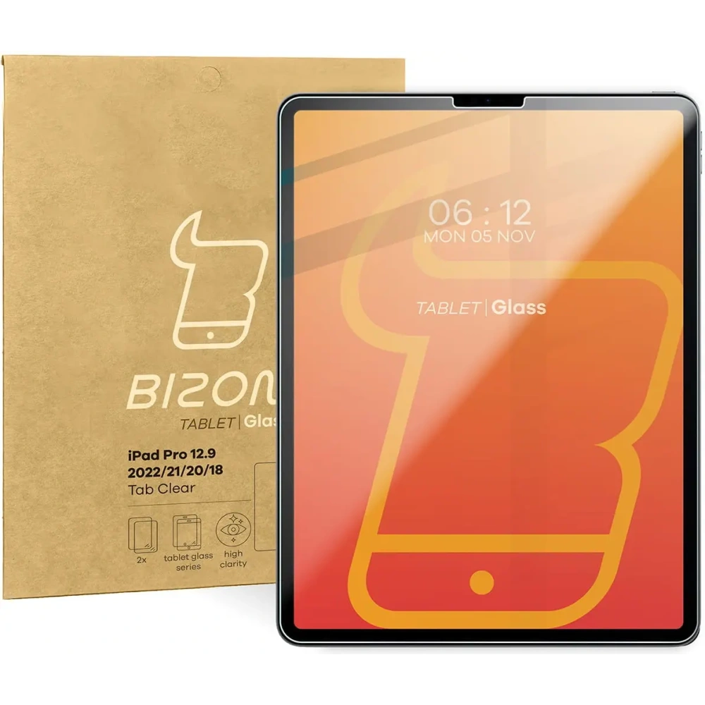 Hurtownia GSM - Bizon Glass Tab Clear Apple iPad Pro 12.9 2022/2021/2020/2018 [2 PACK] - BIZ3816 - {ean13} - Hurt