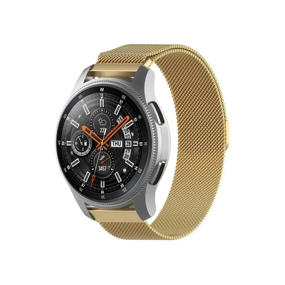 Hurtownia GSM - Cataramă pentru ceas Bizon, lanț de 20 mm, aurie - BIZ3823 - {ean13} - Hurt