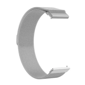 Hurtownia GSM - Curea de ceas Bizon cu lanț de 18 mm argintie - BIZ3831 - {ean13} - Hurt
