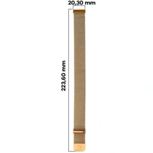 Hurtownia GSM - Bizon Szíj Óra Lánc 22 mm arany - BIZ3832 - {ean13} - Hurt