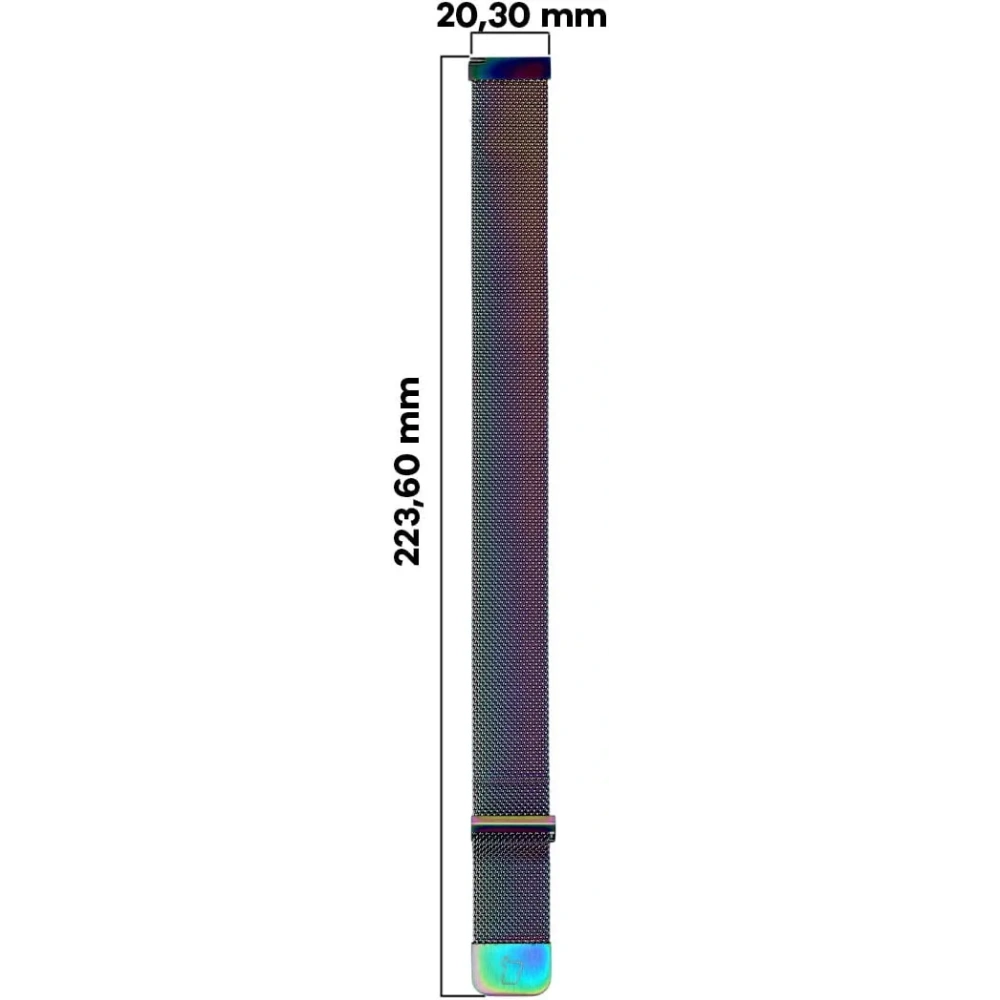 Hurtownia GSM - Bizon Szijjas Óra Lánc 22 mm szivárvány - BIZ3833 - {ean13} - Hurt