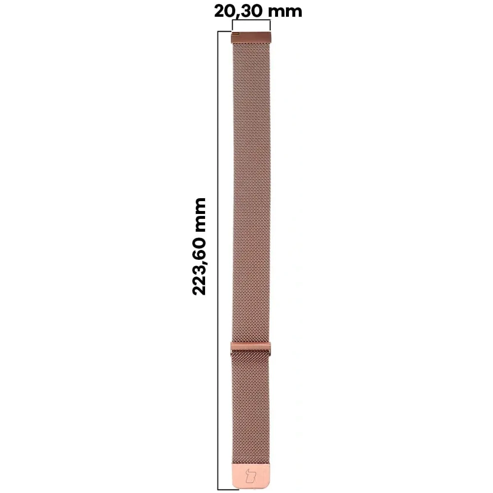 Wholesale Bizon Strap Watch Chain 22 mm rose gold - BIZ3834 - {ean13} - Hurt