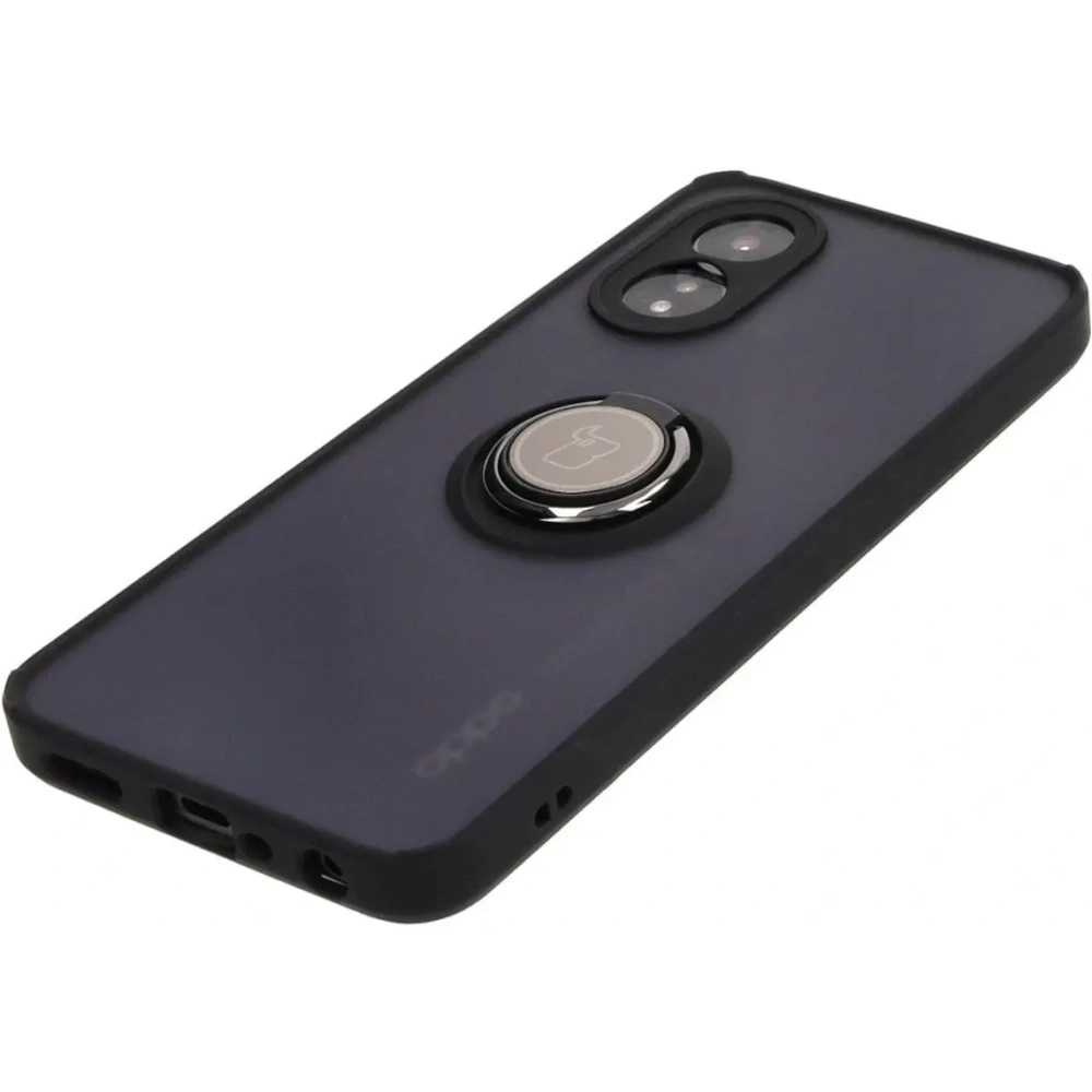 Hurtownia GSM - Pouzdro s prstovým držákem Bizon Case Hybrid Ring pro Oppo A38 4G kouřové s černým rámečkem - BIZ3835 - {ean13} - Hurt
