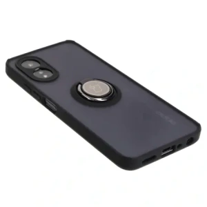 Wholesale Bizon Case Hybrid Ring Oppo A38 4G smoky with a black frame - BIZ3835 - {ean13} - Hurt