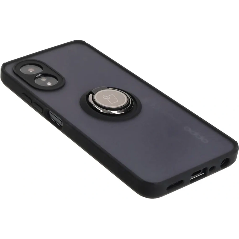 Hurtownia GSM - Pouzdro s prstovým držákem Bizon Case Hybrid Ring pro Oppo A38 4G kouřové s černým rámečkem - BIZ3835 - {ean13} - Hurt