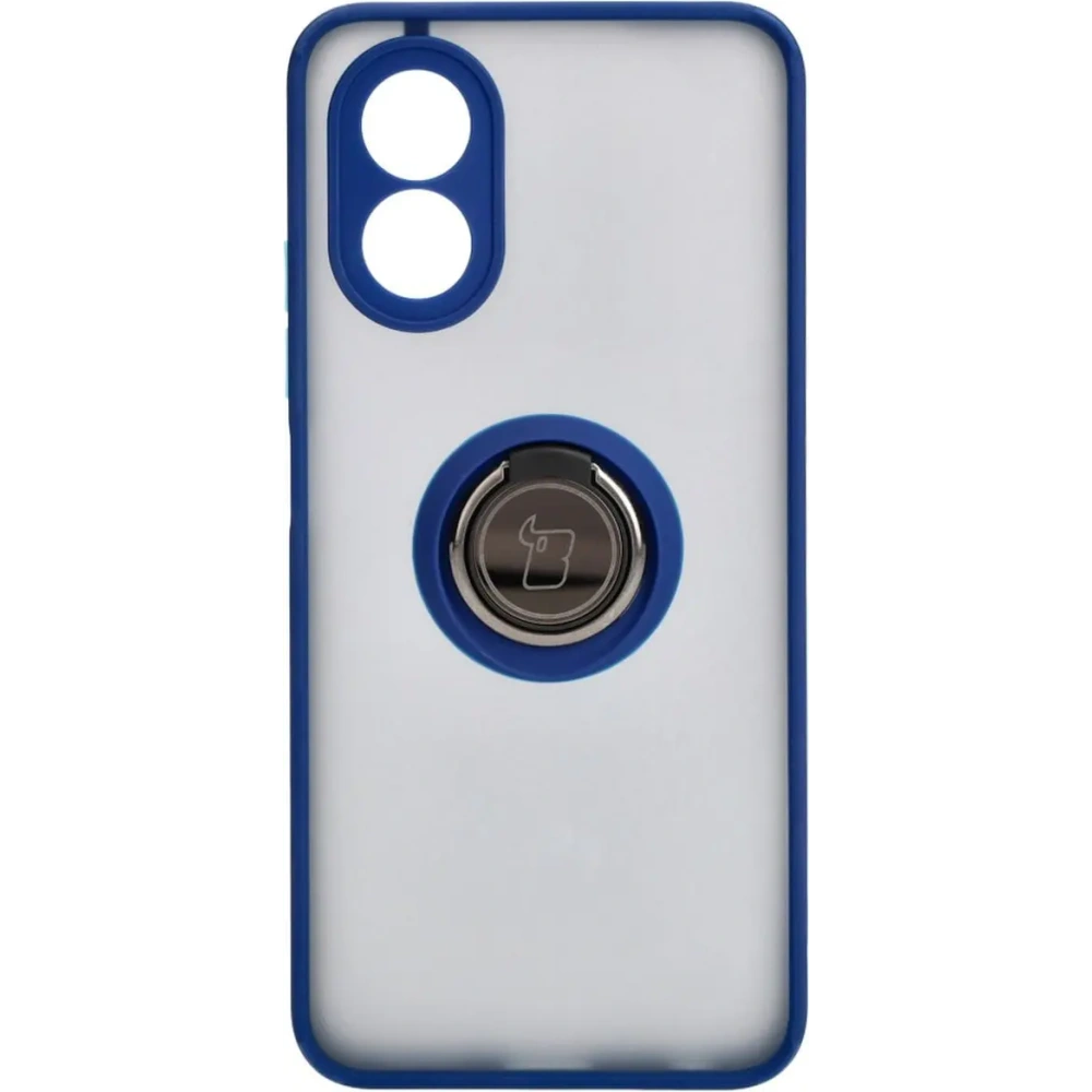 Hurtownia GSM - Pouzdro s úchopem na prst Bizon Case Hybrid Ring pro Oppo A38 4G kouřové s modrým rámečkem - BIZ3836 - {ean13} - Hurt
