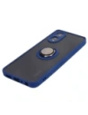 Hurtownia GSM - Pouzdro s úchopem na prst Bizon Case Hybrid Ring pro Oppo A38 4G kouřové s modrým rámečkem - BIZ3836 - {ean13} - Hurt