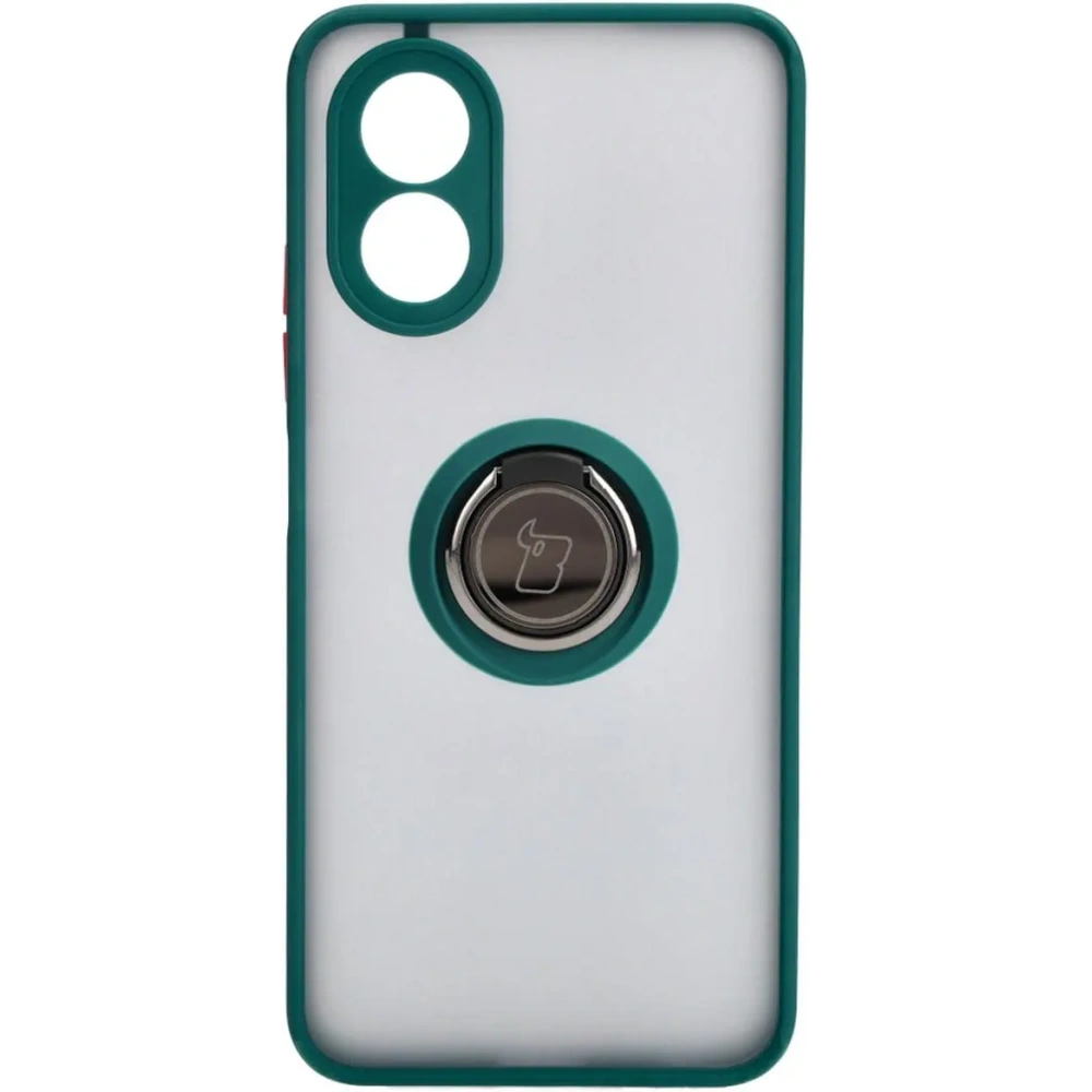 Hurtownia GSM - Etui s úchopem na prst Bizon Case Hybrid Ring pro Oppo A38 4G kouřové s tmavě zeleným rámečkem. - BIZ3837 - {ean13} - Hurt