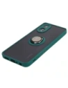 Hurtownia GSM - Etui s úchopem na prst Bizon Case Hybrid Ring pro Oppo A38 4G kouřové s tmavě zeleným rámečkem. - BIZ3837 - {ean13} - Hurt