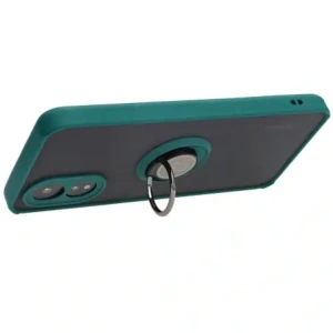 Wholesale Bizon Case Hybrid Ring Oppo A38 4G smoky with a dark green frame - BIZ3837 - {ean13} - Hurt