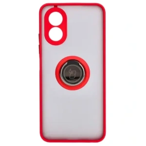 Hurtownia GSM - Pouzdro s úchytem na prst Bizon Case Hybrid Ring pro Oppo A38 4G kouřové s červeným rámečkem - BIZ3838 - {ean13} - Hurt