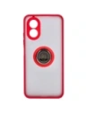 Hurtownia GSM - Pouzdro s úchytem na prst Bizon Case Hybrid Ring pro Oppo A38 4G kouřové s červeným rámečkem - BIZ3838 - {ean13} - Hurt