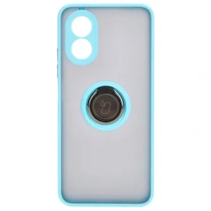 Wholesale Bizon Case Hybrid Ring Oppo A38 4G smoky with a light blue frame - BIZ3839 - {ean13} - Hurt