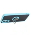 Hurtownia GSM - Bizon Caz Hibrid Ring Oppo A38 4G fumuriu cu o ramă bleu deschis - BIZ3839 - {ean13} - Hurt