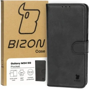 Hurtownia GSM - Etui z klapką Bizon Case Pocket do Samsung Galaxy M34 5G czarne - BIZ3849 - {ean13} - Hurt