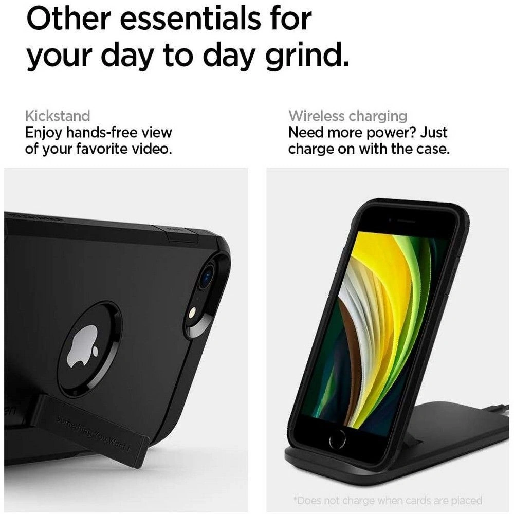 Hurtownia GSM - Etui Spigen Tough Armor Apple iPhone SE 2022/SE 2020 Black - SPN1073BLK - {ean13} - Hurt