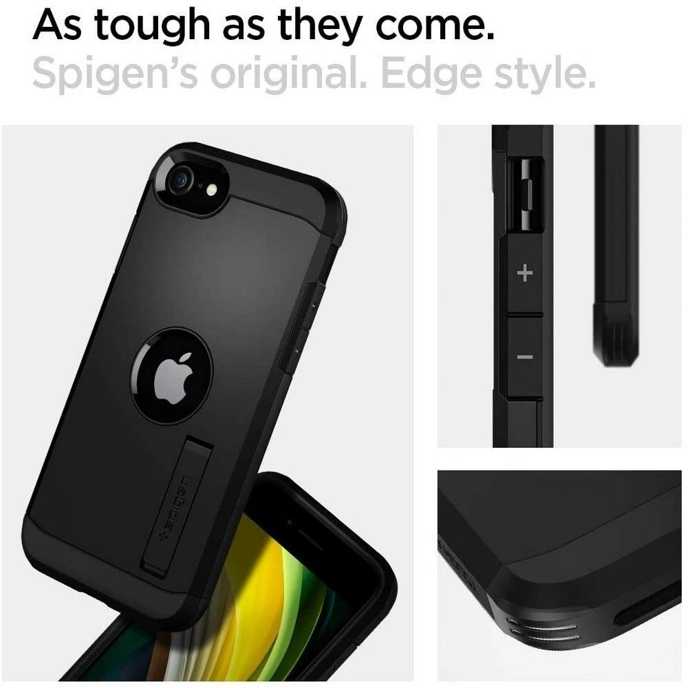 Hurtownia GSM - Etui Spigen Tough Armor Apple iPhone SE 2022/SE 2020 Black - SPN1073BLK - {ean13} - Hurt