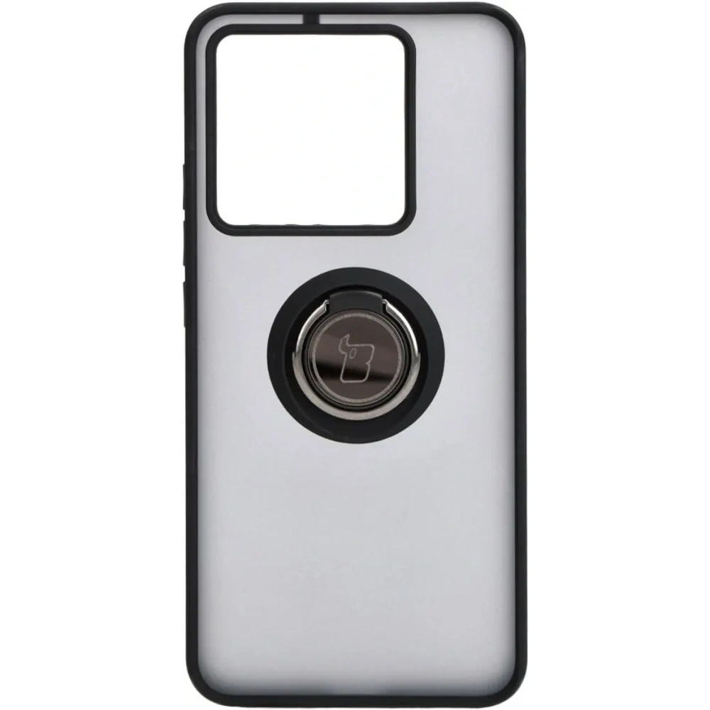 Hurtownia GSM - Bizon Case Hybrid Ring Xiaomi 13T Pro / 13T fumuriu cu un cadru negru - BIZ3854 - {ean13} - Hurt