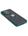Wholesale Bizon Case Hybrid Ring Xiaomi 13T Pro / 13T smoky with a dark green frame - BIZ3855 - {ean13} - Hurt
