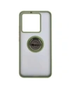 Hurtownia GSM - Bizon Case Hybrid Ring Xiaomi 13T Pro / 13T fumuriu cu un cadru verde - BIZ3856 - {ean13} - Hurt
