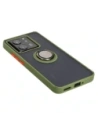 Hurtownia GSM - Bizon Case Hybrid Ring Xiaomi 13T Pro / 13T fumuriu cu un cadru verde - BIZ3856 - {ean13} - Hurt