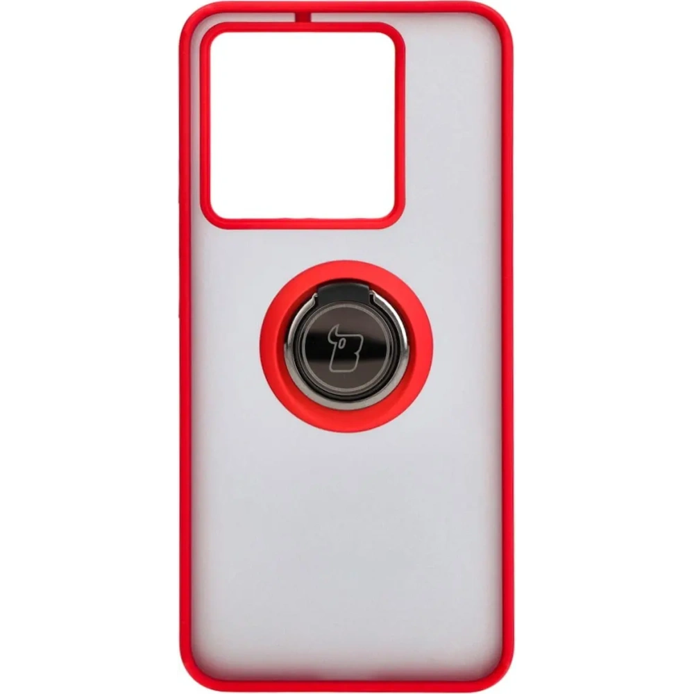 Hurtownia GSM - Bizon Case Hybrid Gyűrű Xiaomi 13T Pro / 13T füstös piros kerettel - BIZ3857 - {ean13} - Hurt